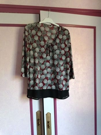 Blouse imprimée J. Riu T.1 (36)