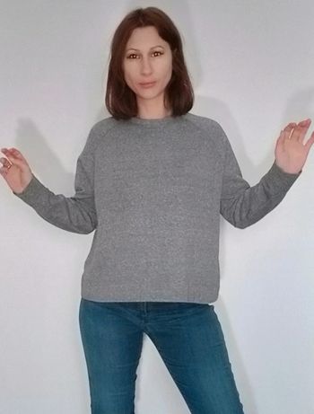 Sweat gris casual Zara