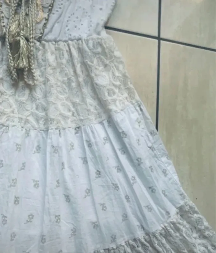 Robe bohème double coton 80 cm🍭🍭 - photo numéro 5