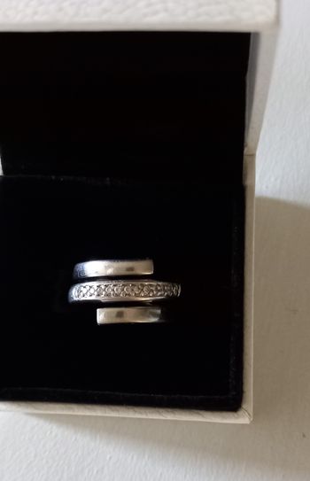 Bague argent zirco