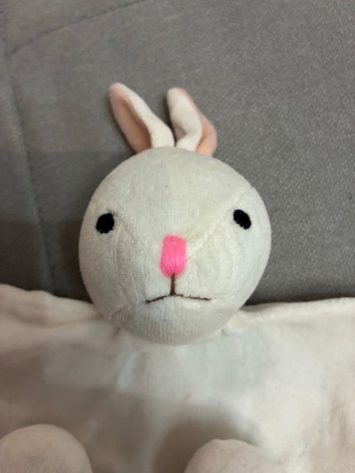 Doudou marionnette lapin - photo numéro 2