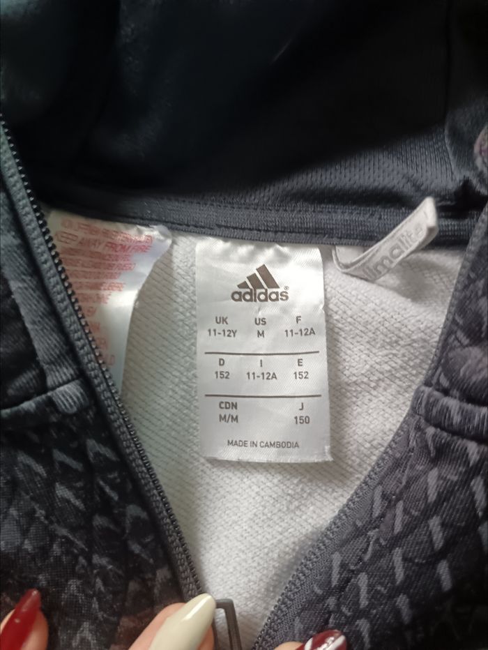 Gilet à capuche 11-12 ans adidas - photo numéro 3