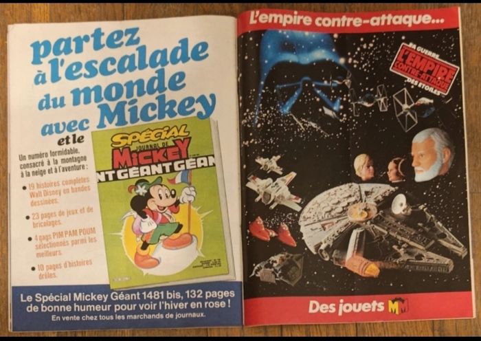 Journal de mickey avec livret jouets Trampline 1980 N°1482 vintage - photo numéro 9