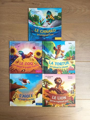 Lot de 5 livres album enfant Mac Donald's, Contes d'animaux étonnants, Éditions Hachette Jeunesse, NEUF