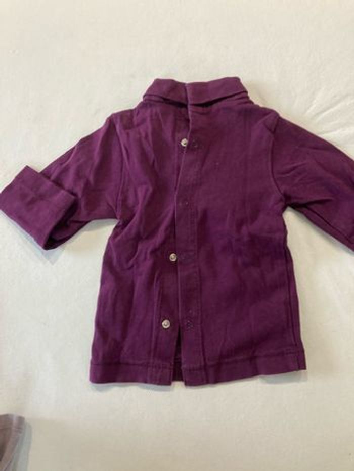 Sous pull col roulé fille 6 mois - photo numéro 4