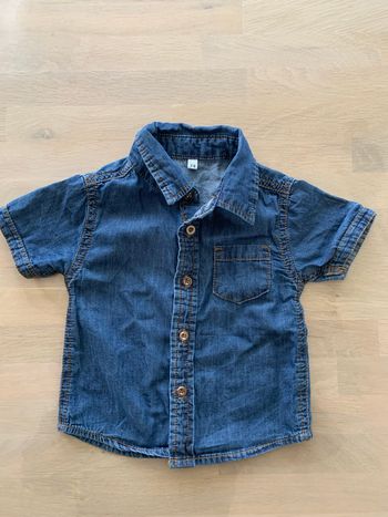 Chemisette jeans 9 mois