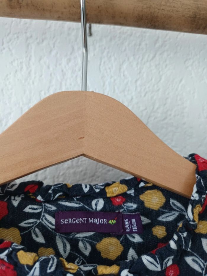 Jolie chemise blouse fleurie Sergent Major 6 ans - photo numéro 2