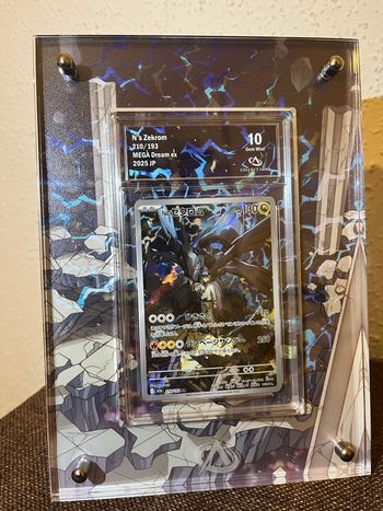Carte et cadre Zekrom Pokémon 