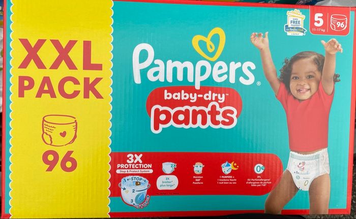 Pack XXL Pampers pants T5 x96