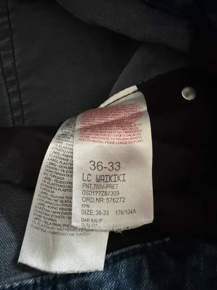 Jeans Slim LC Wakiki LCW Bleu marine - photo numéro 6