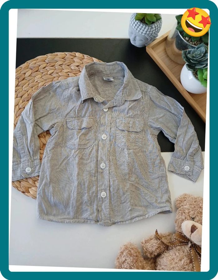 Chemise à rayures Petit Bateau🌿🦊