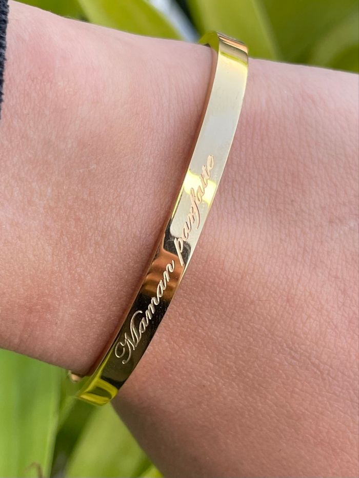 Jonc doré maman - photo numéro 3