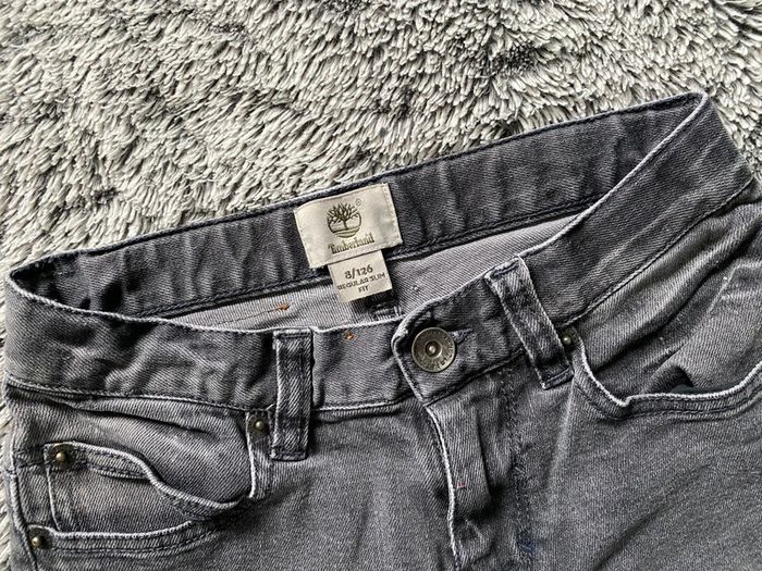 Jeans Timberland coupe regular slim fit gris - 8 ans - photo numéro 3
