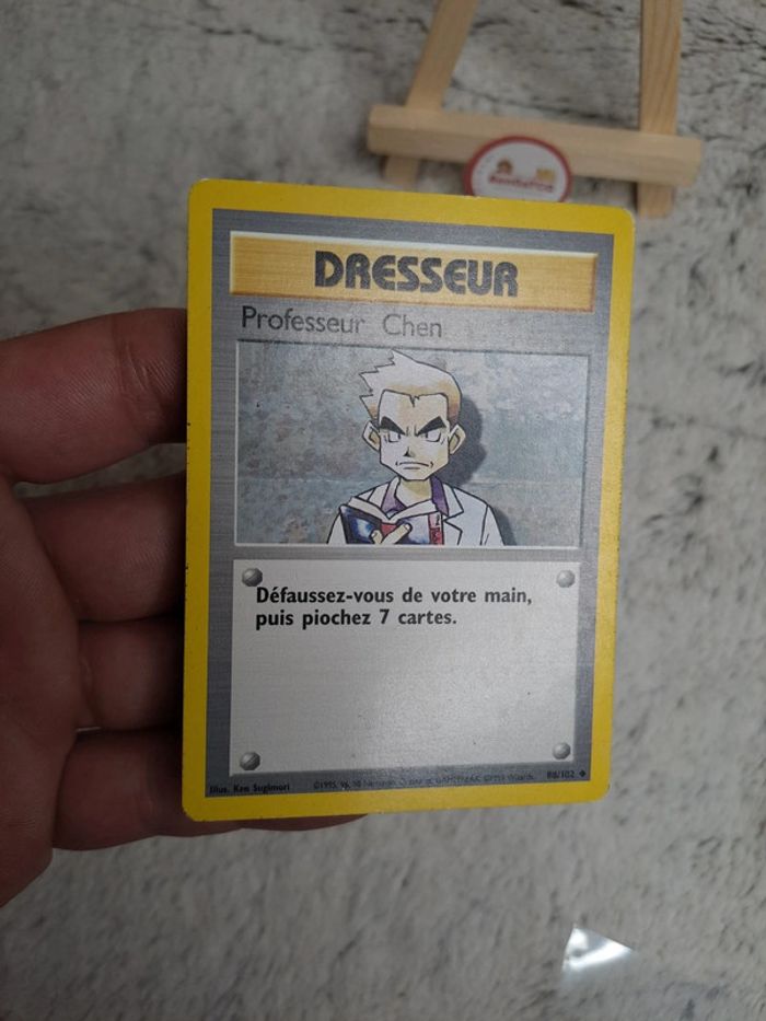 Carte Pokémon Dresseur Professeur Chen 88/102 Set de base ed2 Wizards Fr - photo numéro 3