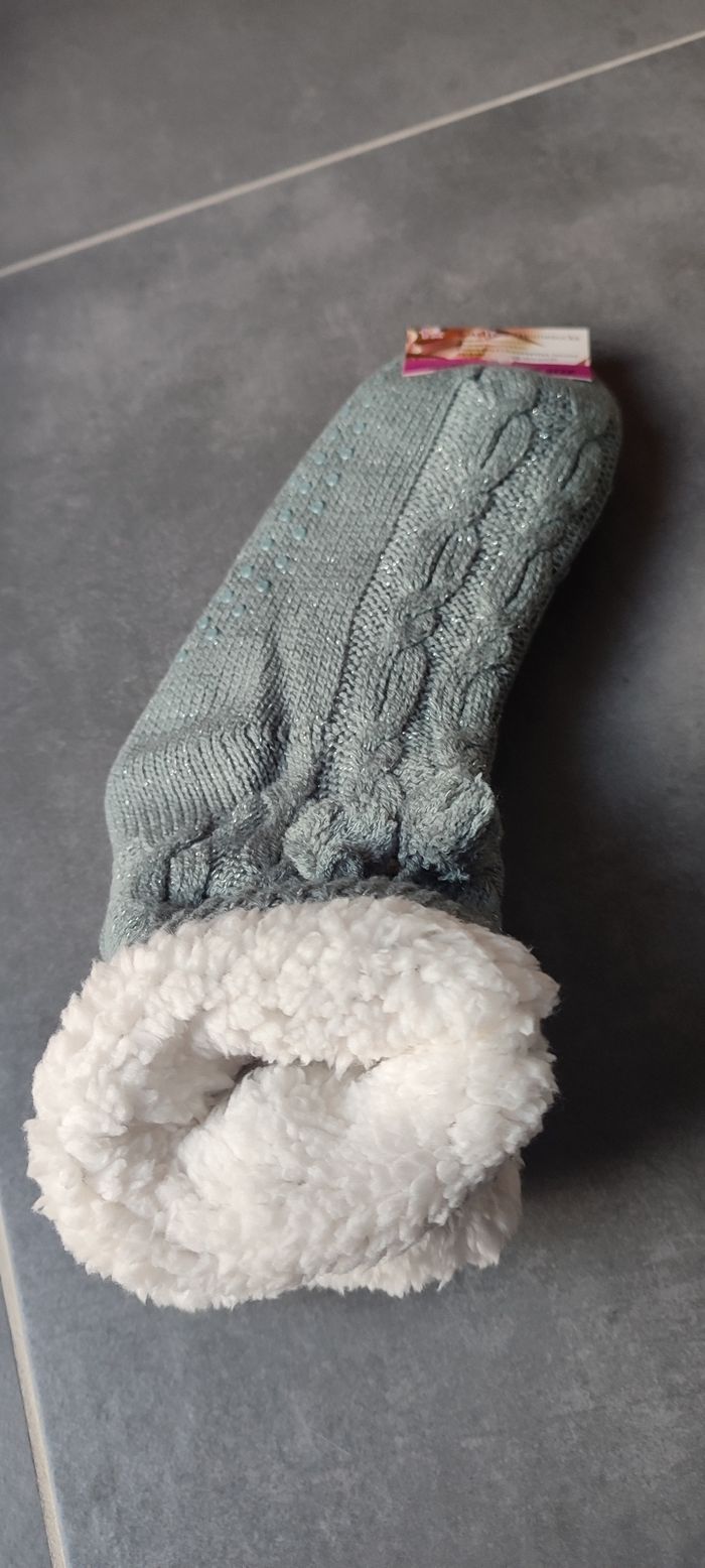 Chaussettes fourrées taille unique