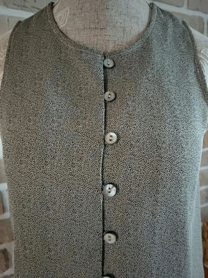 Blouse sans manche kaki La Redoute - photo numéro 2