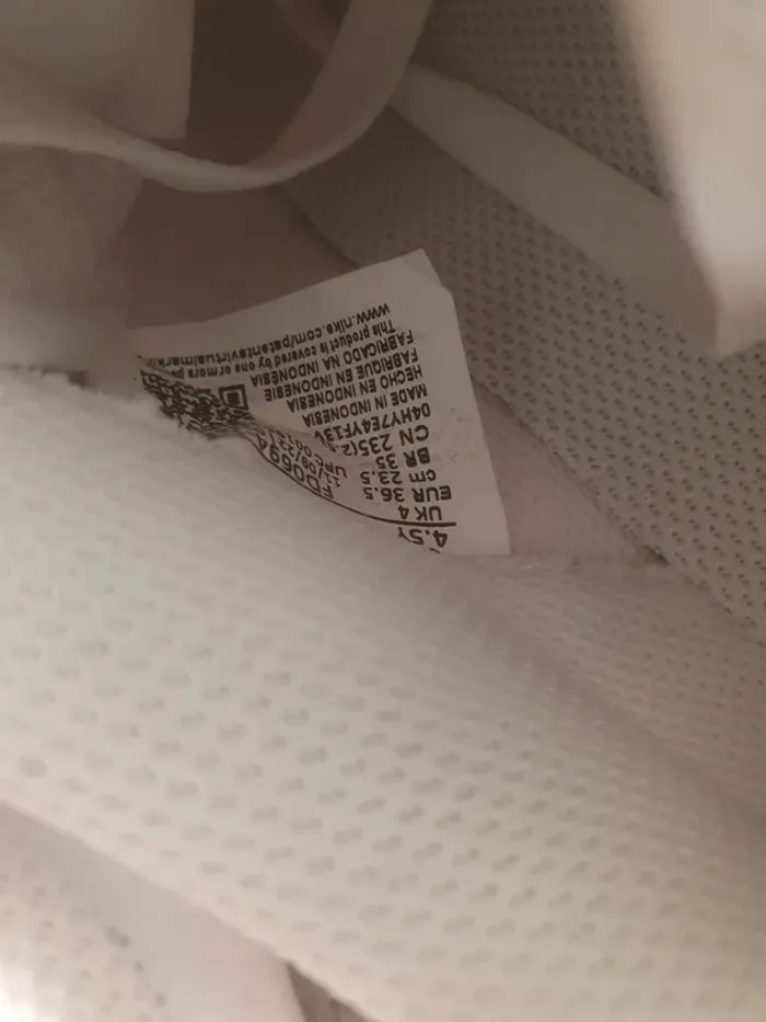 Nike Air Force 1 " full white" (36.5) - photo numéro 11