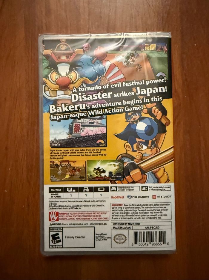 Bakeru Jeu Nintendo Switch NEUF sous blister - photo numéro 2