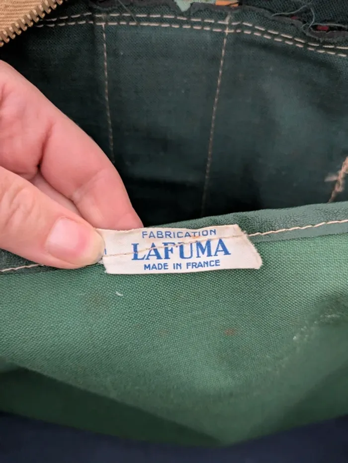 Grand sac de voyage Vintage à carreaux écossais - Lafuma - photo numéro 10