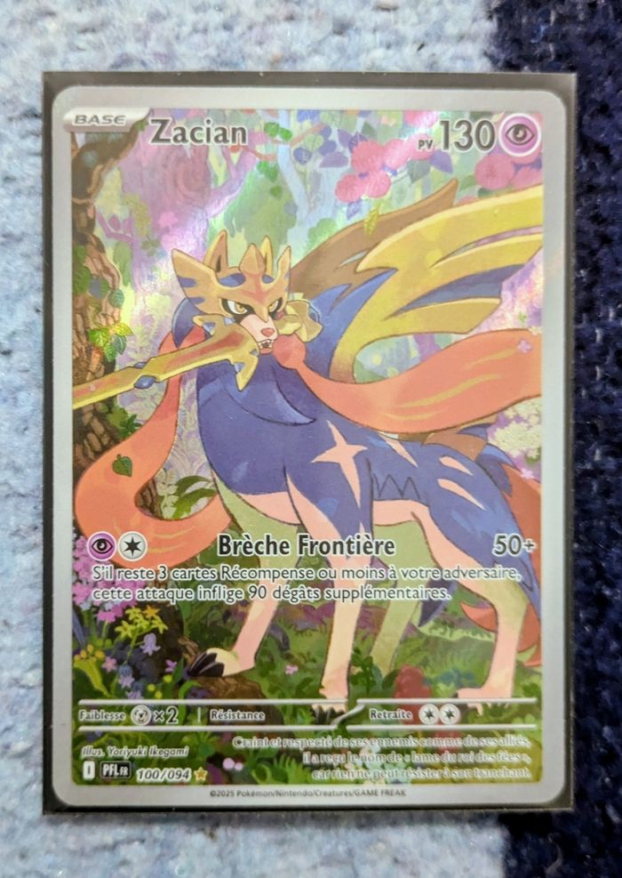 Lot 7 cartes Pokémon IR Full Art et ex ME2 Français + 2 anglaises de flammes fantasmagoriques - photo numéro 2