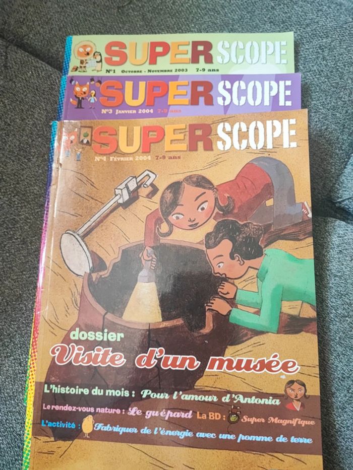 Lot de 3 livres superscope