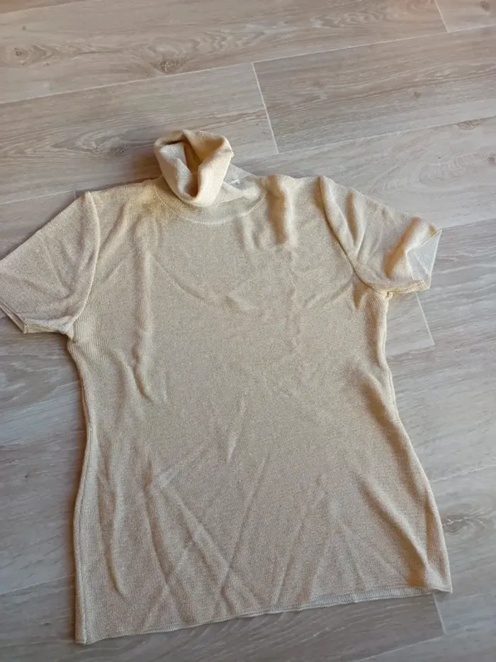 Haut beige brillant
38/40

Neuf