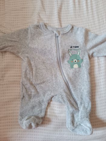 Pyjama velours taille naissance