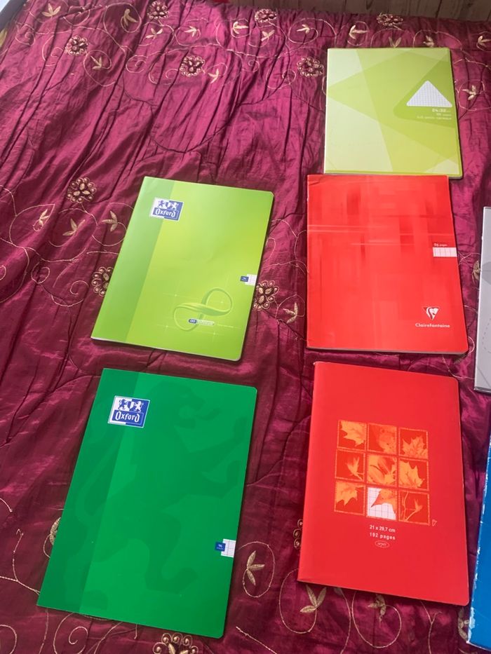 Lot de 10 cahiers 24x32 cm et 1 cahier 21x29,7 cm - photo numéro 6