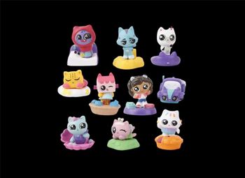 Lot figurines gabby chat