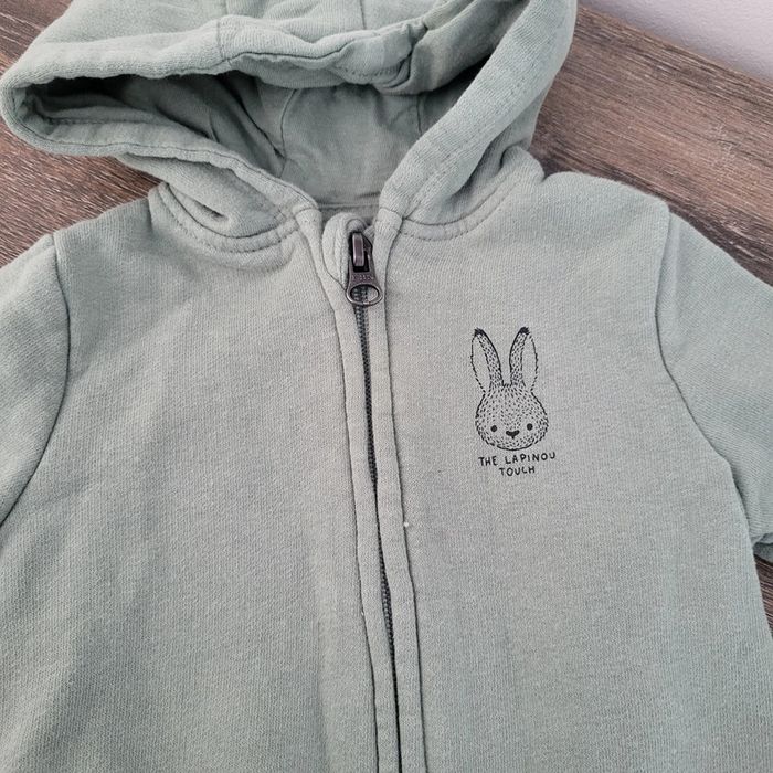 Kiabi/Gemo - Gilet sweat et pantalon 6 mois - photo numéro 2