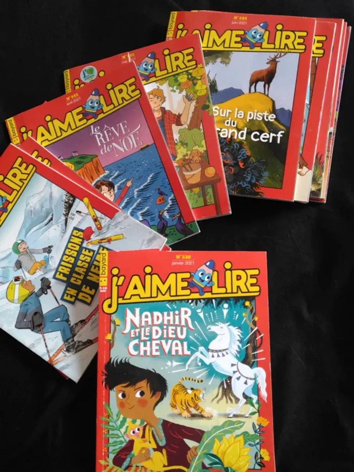 Lot de 10 Livres Magazines J'aime lire