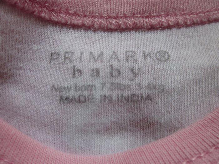 Body manches courtes rose taille Naissance - photo numéro 3