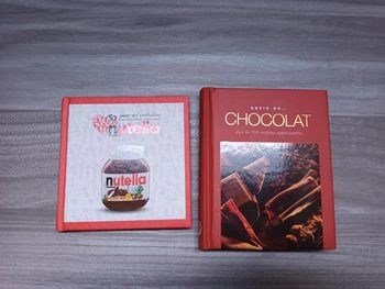 Livre de recettes envie de chocolat