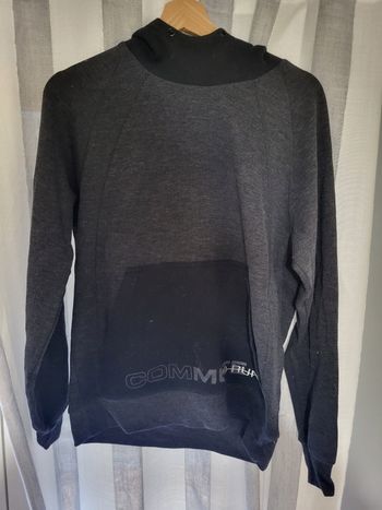 Sweat à capuche noir et gris Tex