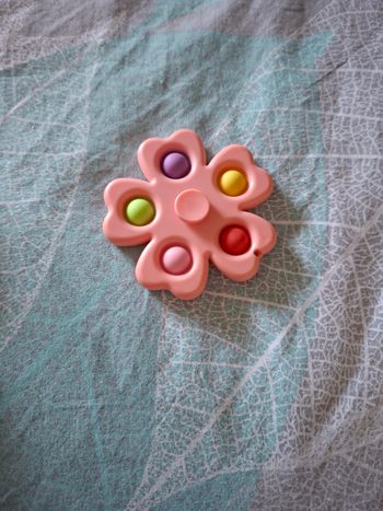 Pop-it spinner fleur