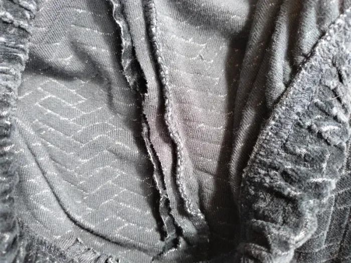 Pantalon pyjama velours bleu t 48/50 - photo numéro 9