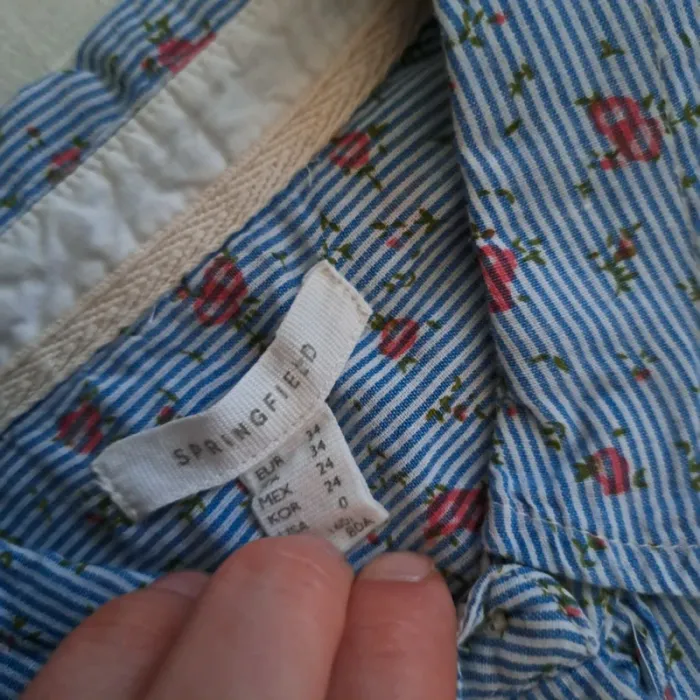 Chemise fleurie Springfield - Taille 34 / XS - Peu portée - photo numéro 3