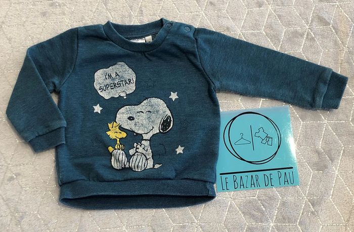 Pull Snoopy - 9 / 12 mois