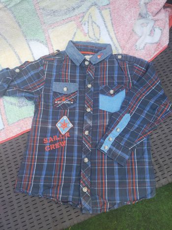 Chemise carreaux 5 ans