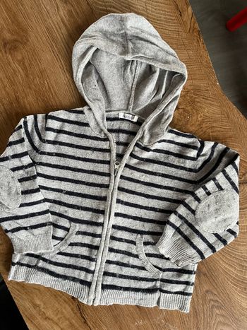 Gilet zippé bébé garçon