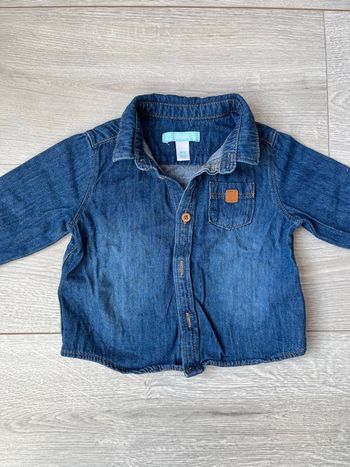 Chemise en jean 6 mois