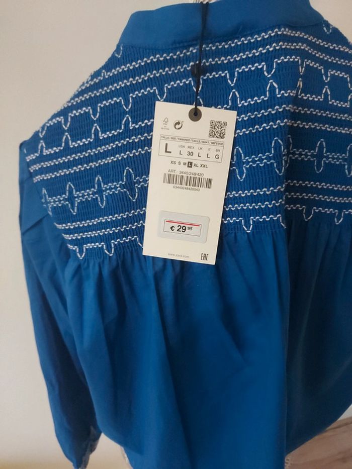 Blouse courte  zara - photo numéro 4