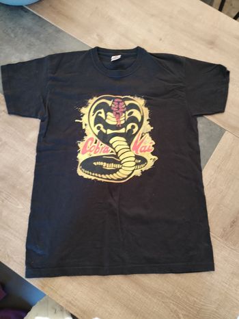 T-shirt cobra kaï noir 12 ans