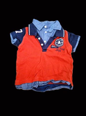 Polo manches courtes 12 mois Lulu Castagnette