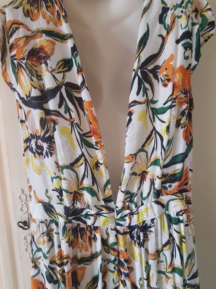 Robe longue fleurie – Multicolore - photo numéro 5