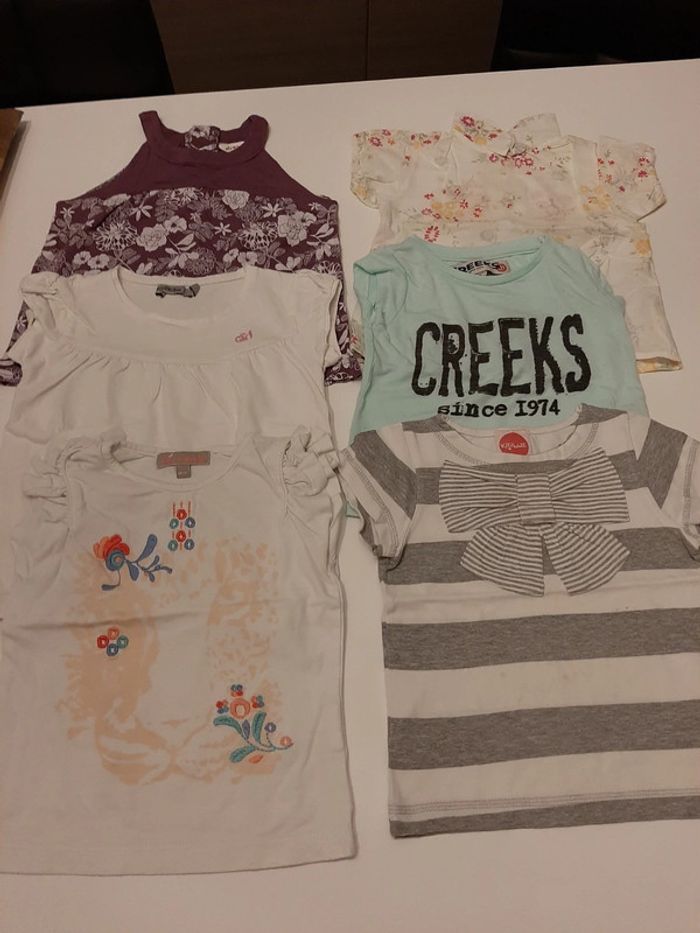 Lot tshirt fille 3ans