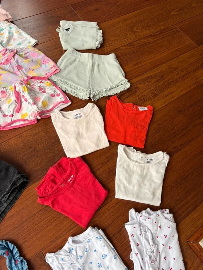 Lot vêtement été bébé fille taille 9mois - photo numéro 5