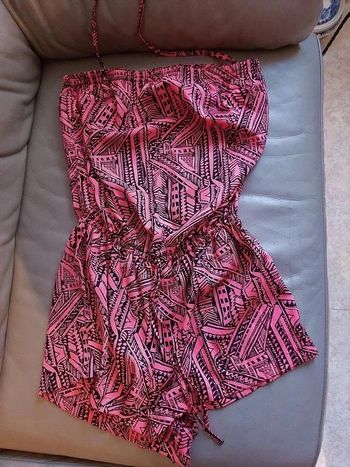 Combishort rose et noire