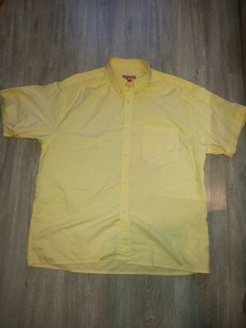 chemise jaune autentic western taille XXL
