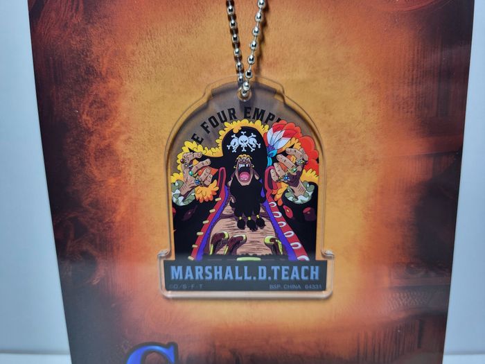 One piece Ichiban Kuji G Porte Clé / Key Ring New Four Emperors Marshall D Teach - photo numéro 2